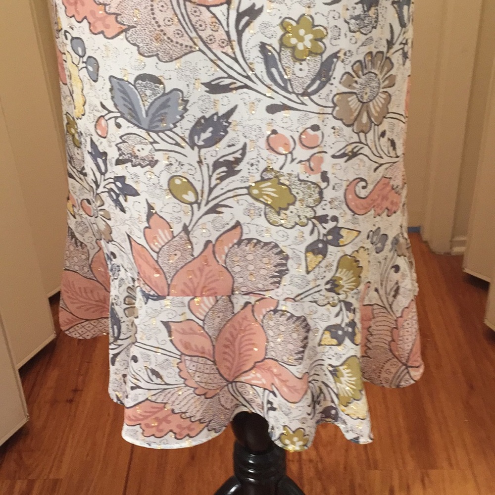 LOFT Paisley Floral Dress - Picture 5 of 7